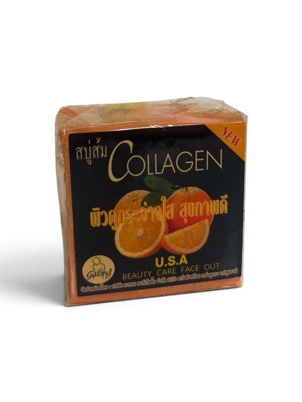 Galong Orange Collagen Beauty Care Face Out Soap
