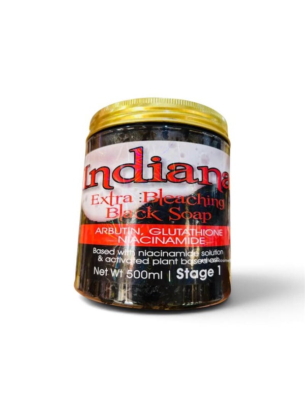 Indiana Extra Bleaching Black Soap (Stage 1)