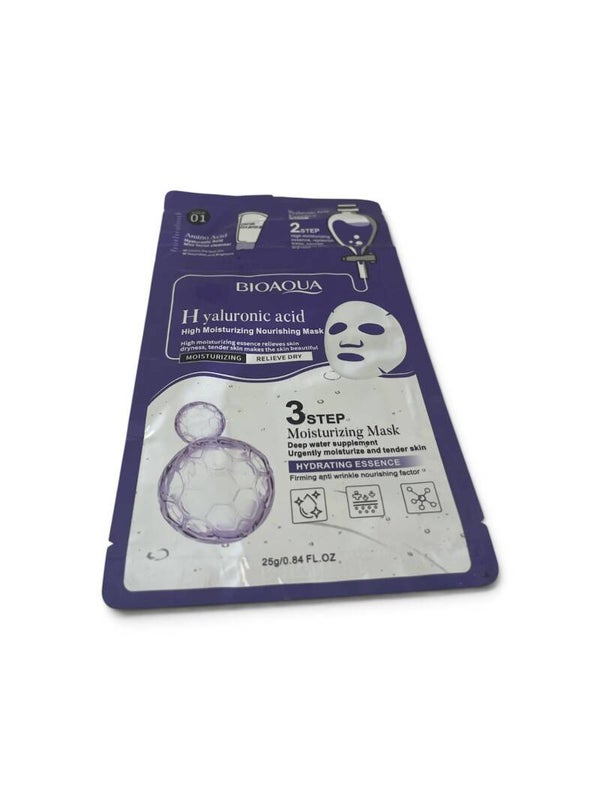 BIOAQUA 3-Step Hyaluronic Acid High Moisturizing Nourishing Mask Set (25g / 0.84 FL.OZ)