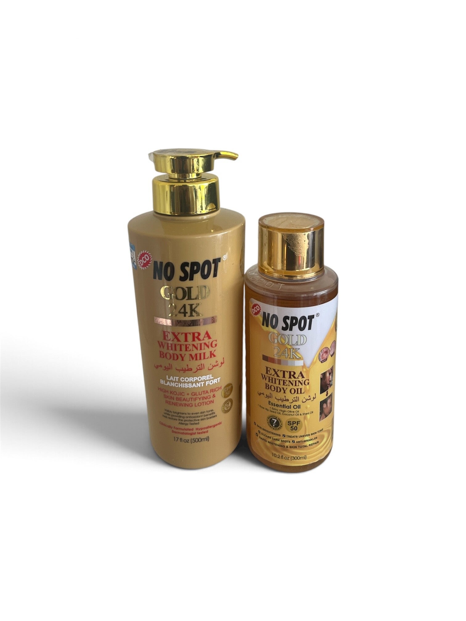 No Spot Gold 24K Extra Whitening Evening Duo