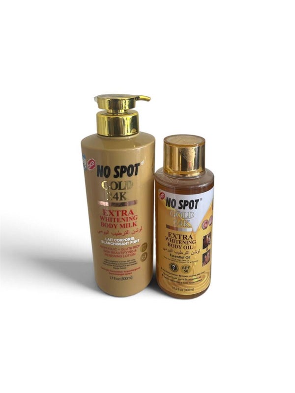 No Spot Gold 24K Extra Whitening Evening Duo