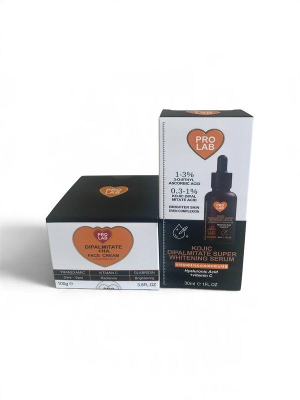 Pro Lab Kojic Dipalmitate facial brightening duo