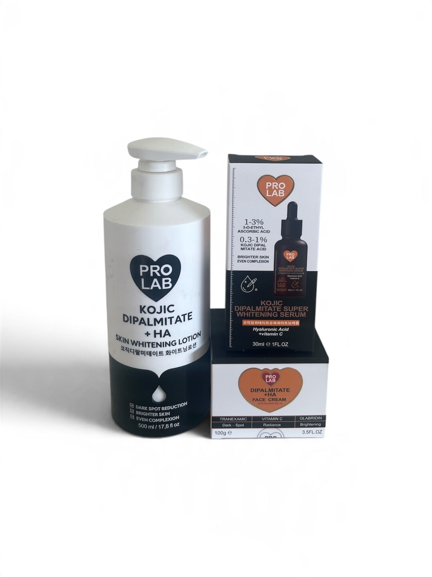 Pro Lab Kojic Dipalmitate & Hyaluronic Acid brightening set