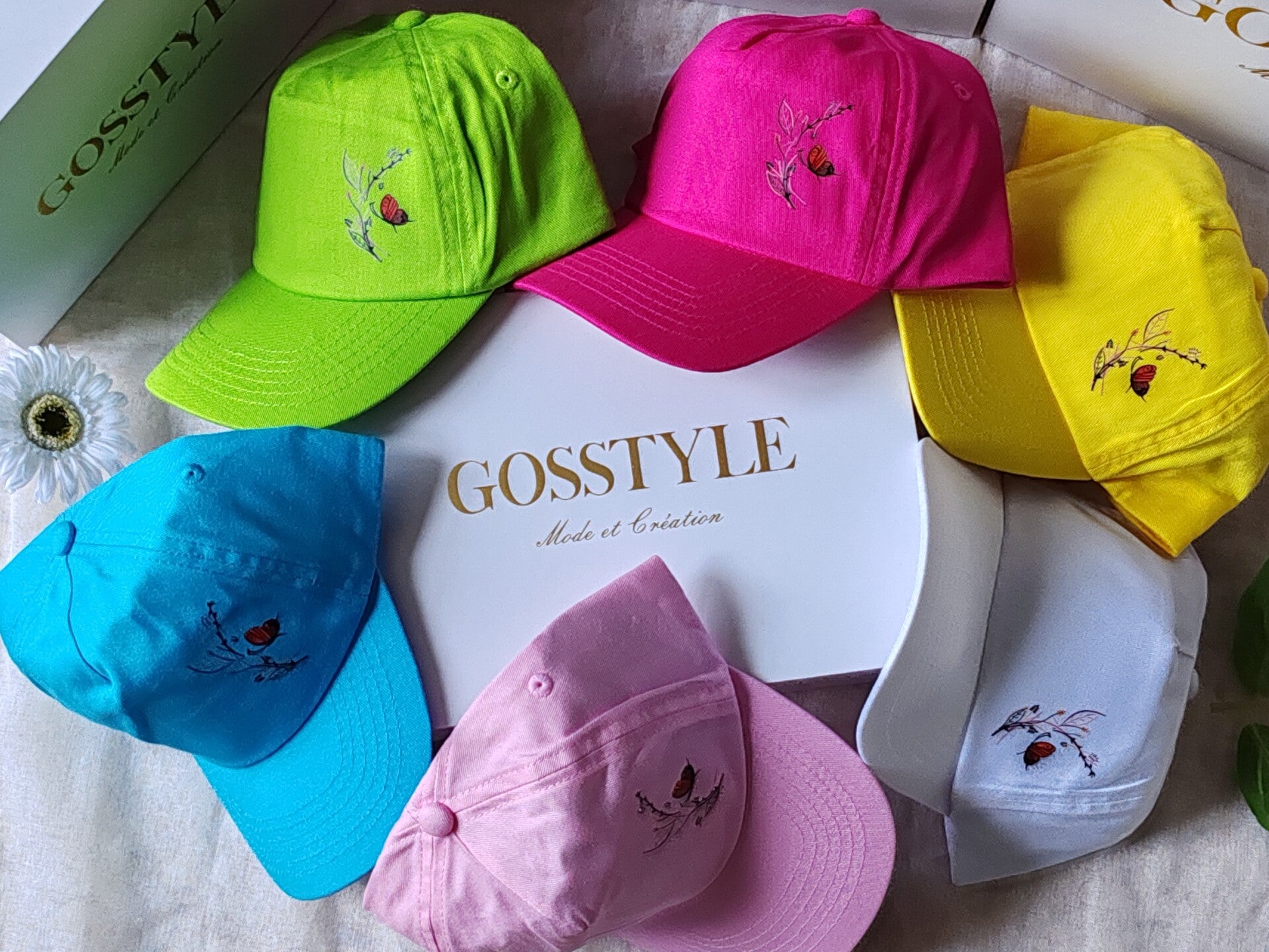 Casquette papillon