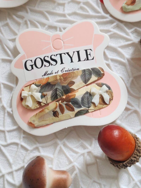 Barrettes nœud papillon