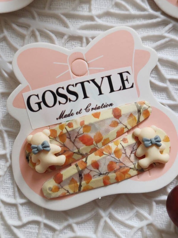 Barrettes ourson