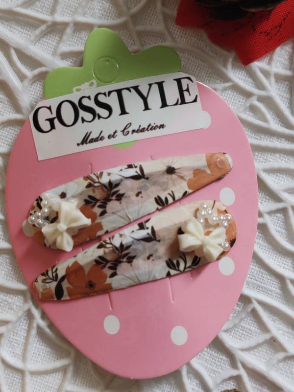 Barrettes étoile nœud papillon