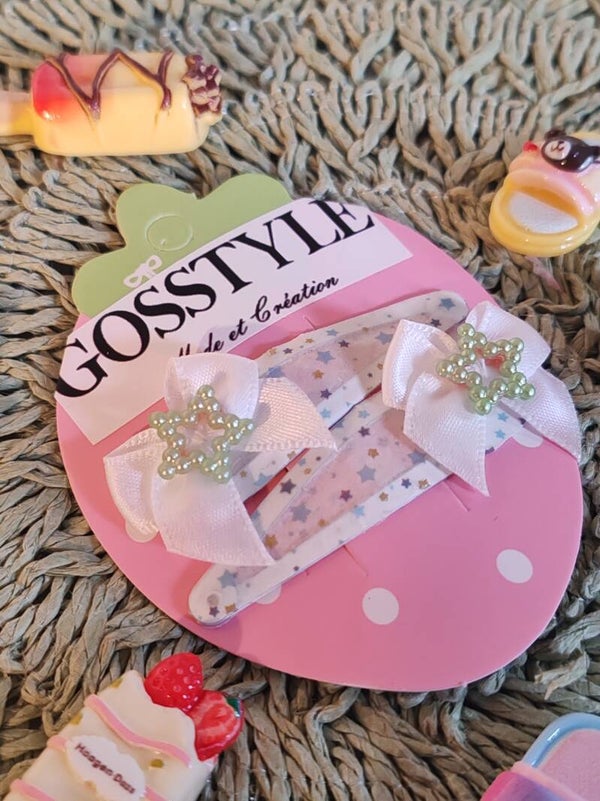 barrettes étoilés