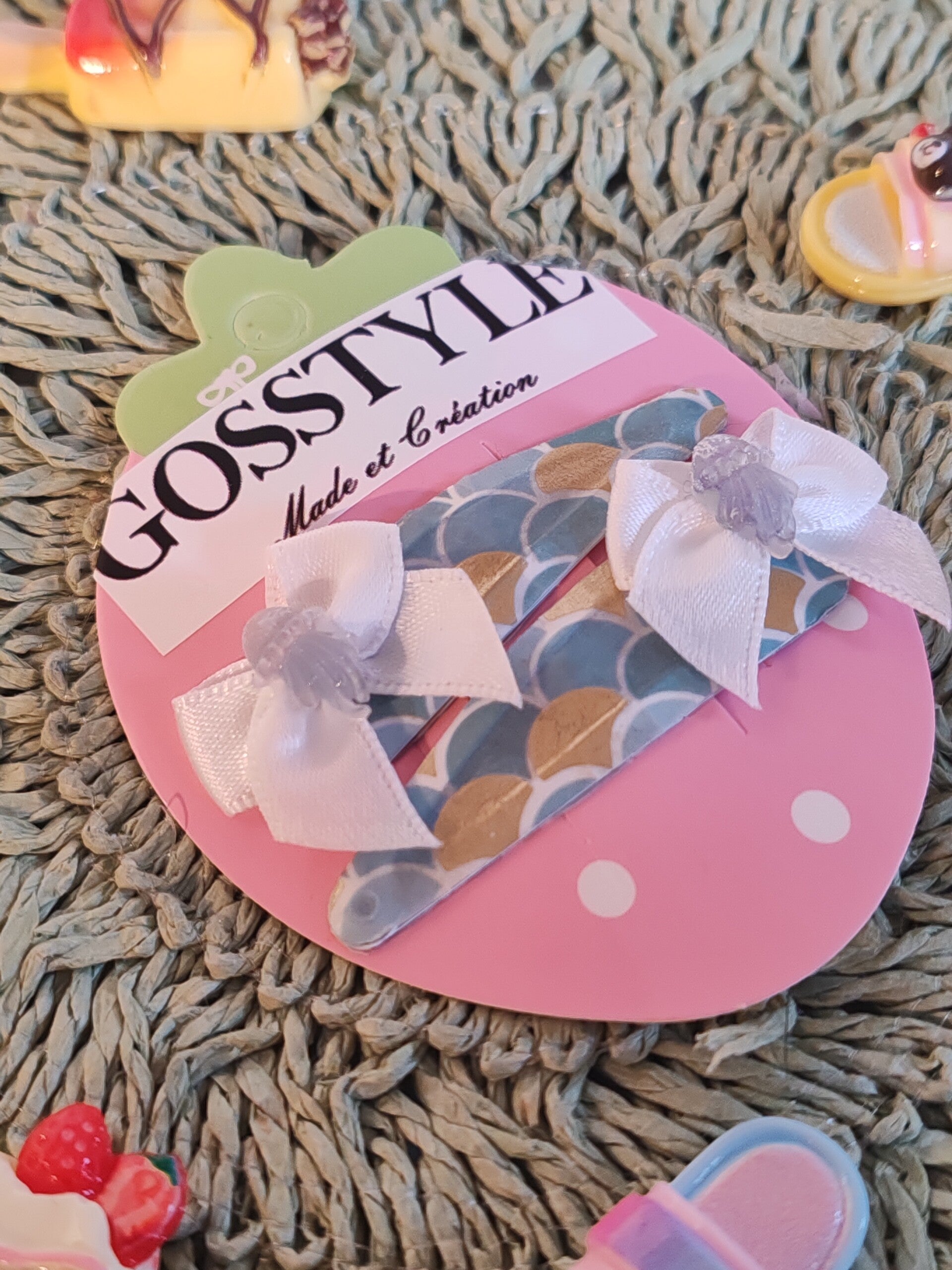 barrettes méduses