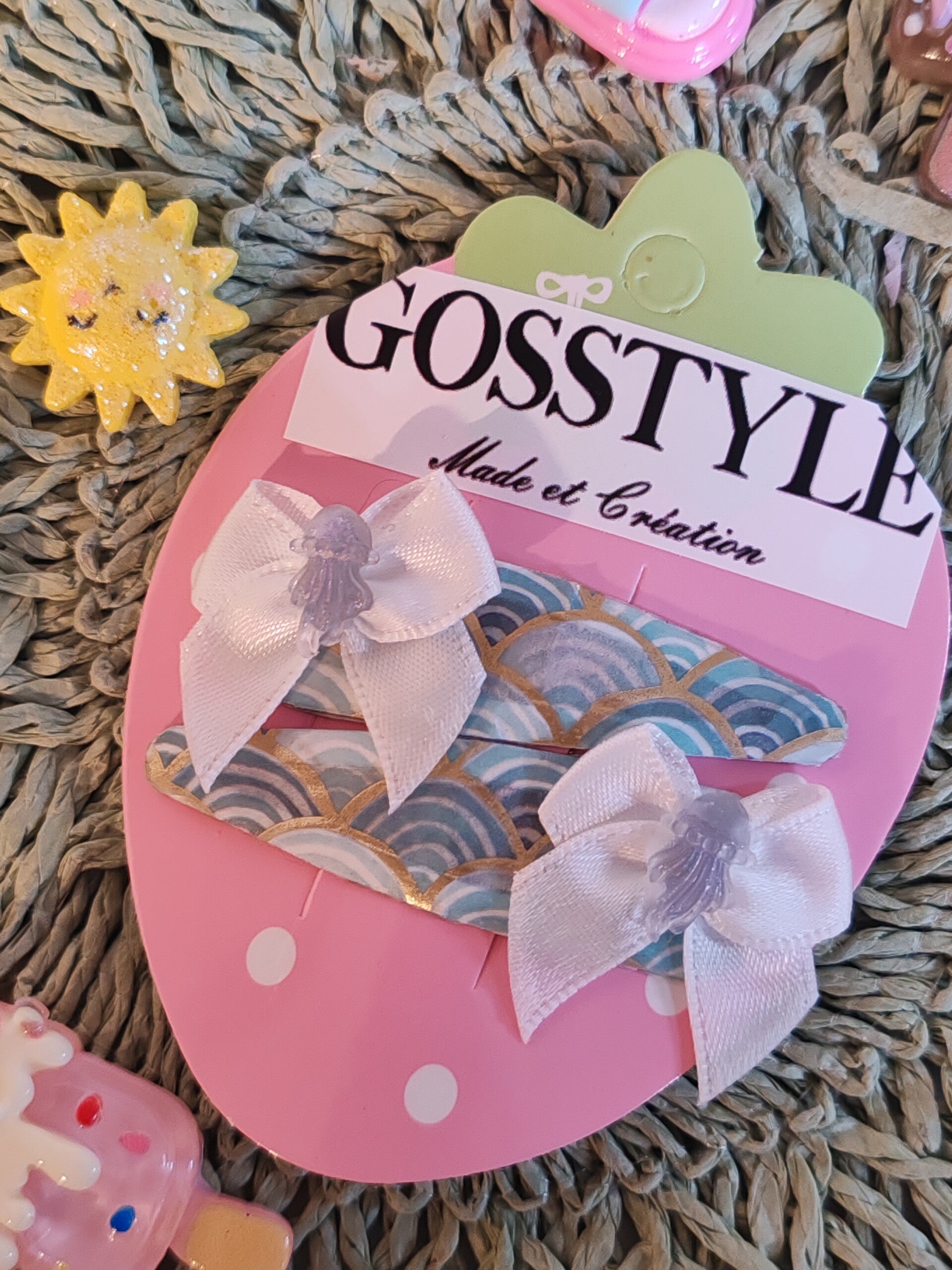 barrettes méduses