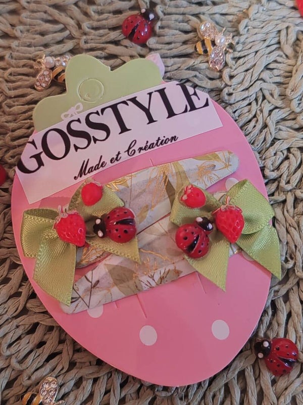 barrettes coccinelles