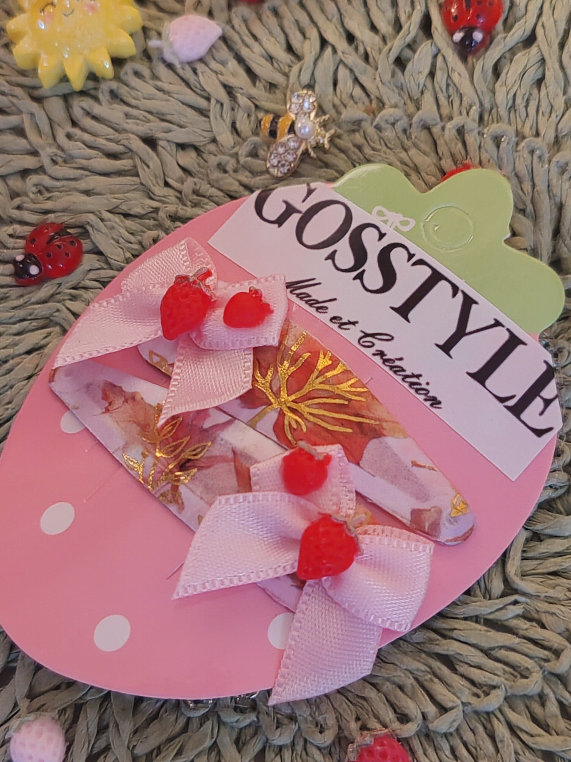 barrettes fraises