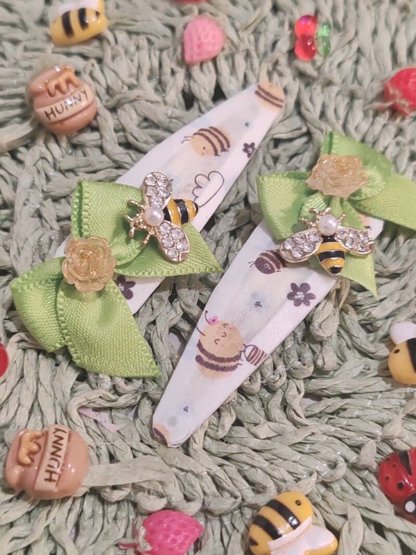 barrettes abeilles