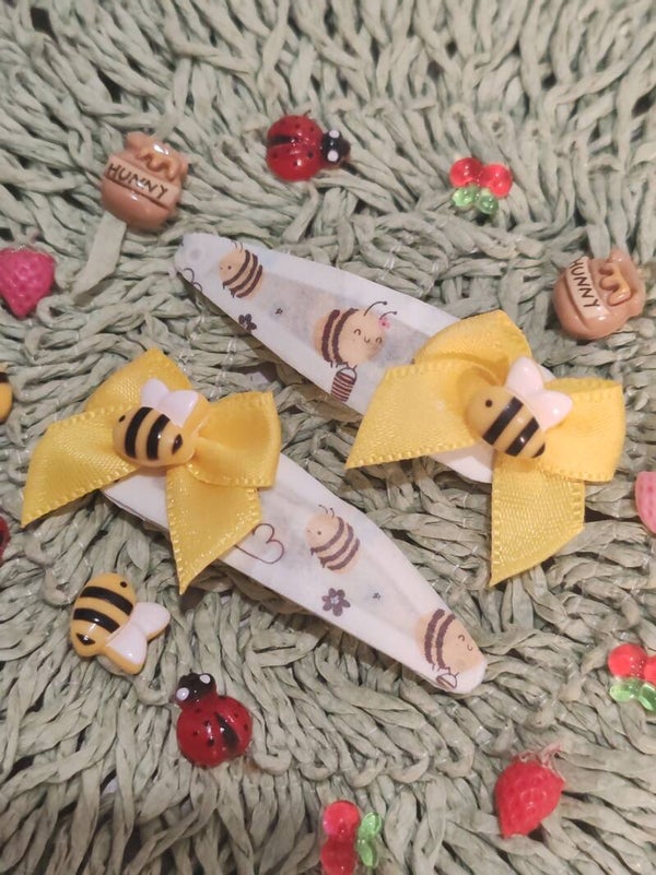 barrettes abeilles