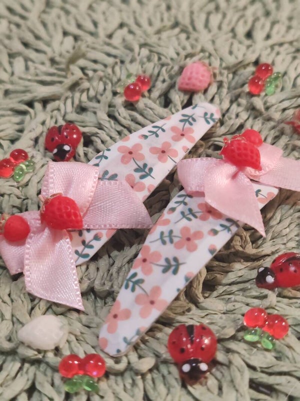 barrettes fraises