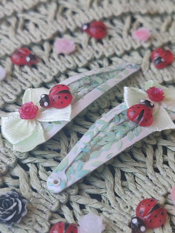 barrettes coccinelles