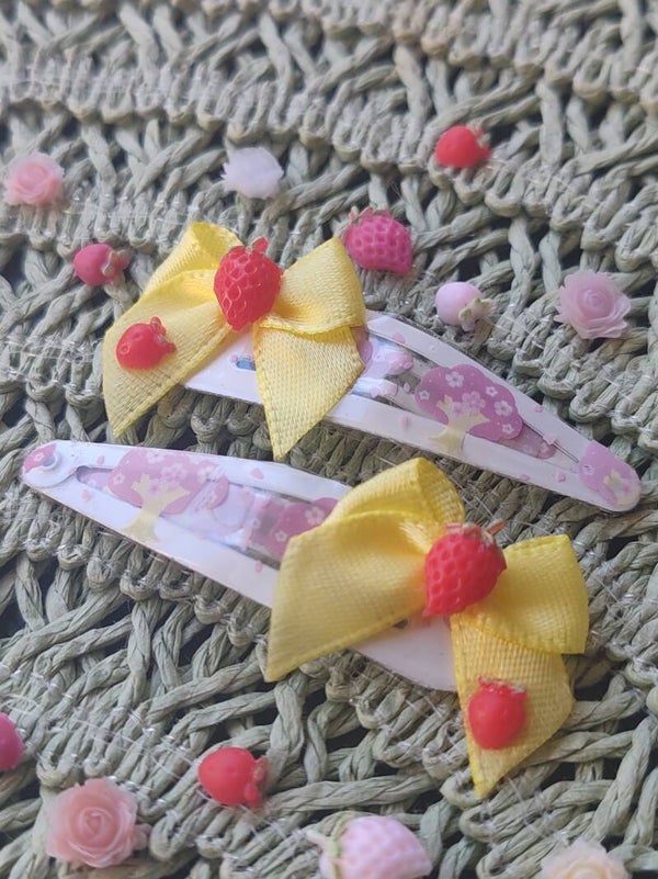 barrettes fraises