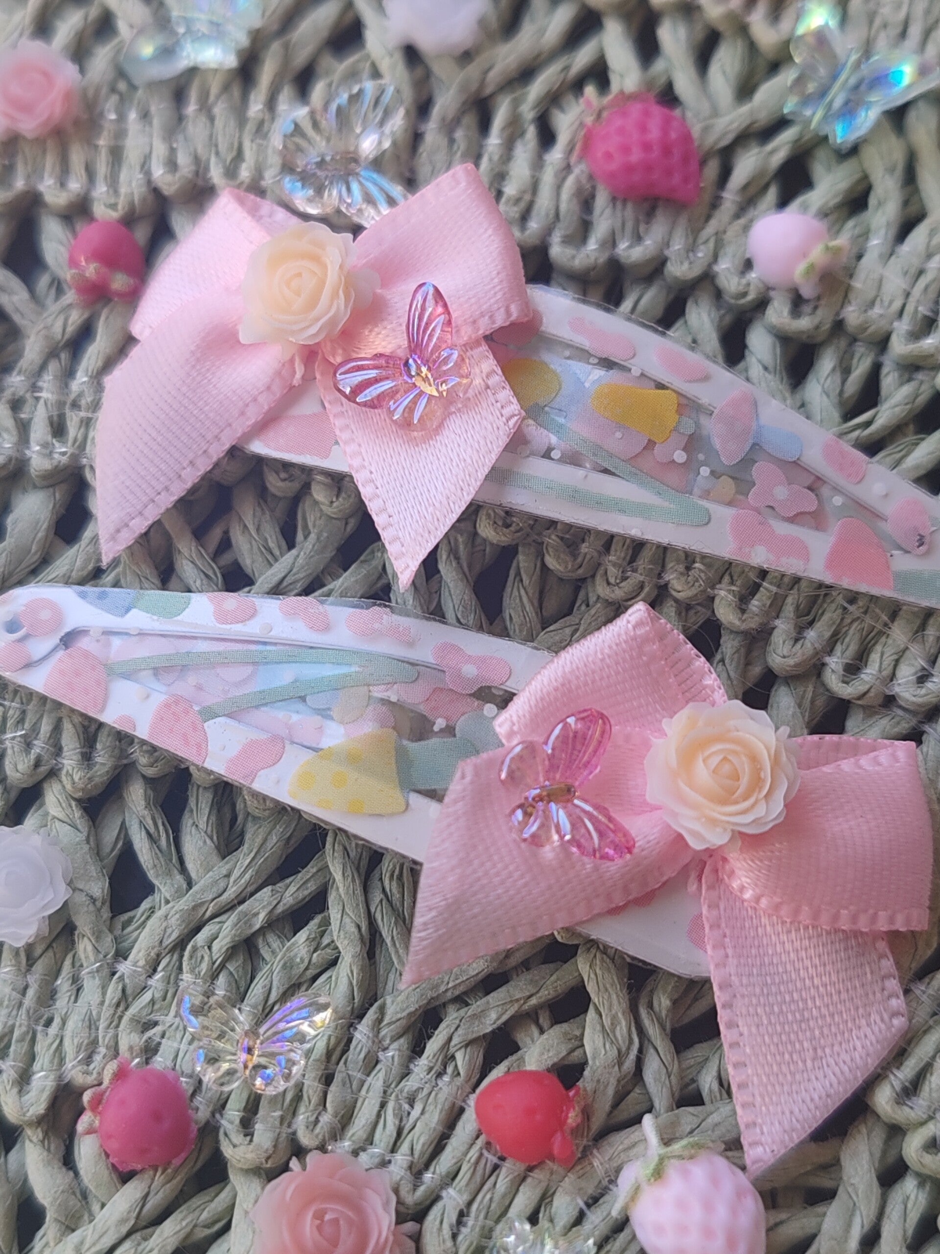 barrettes papillons