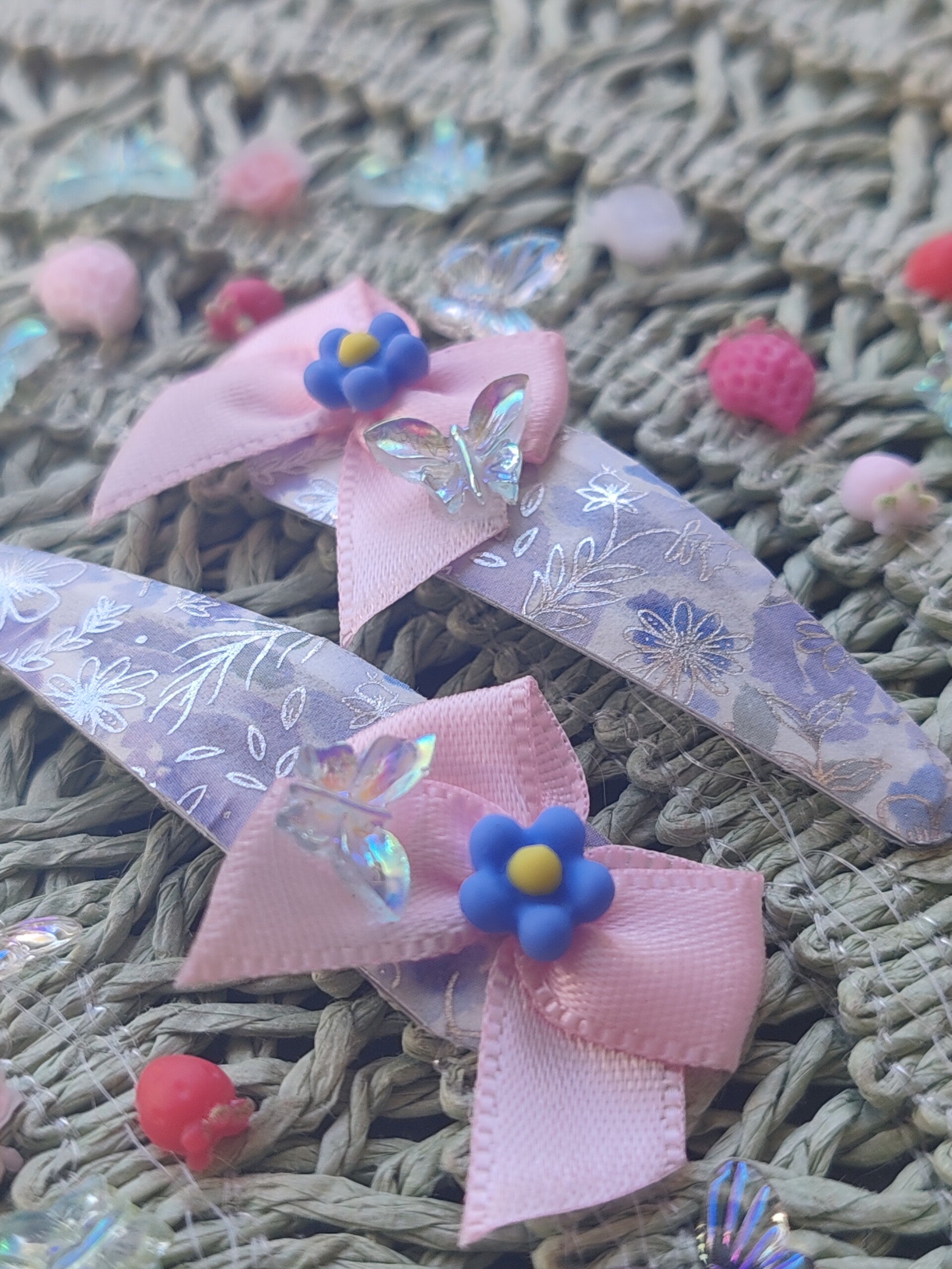 barrettes papillons