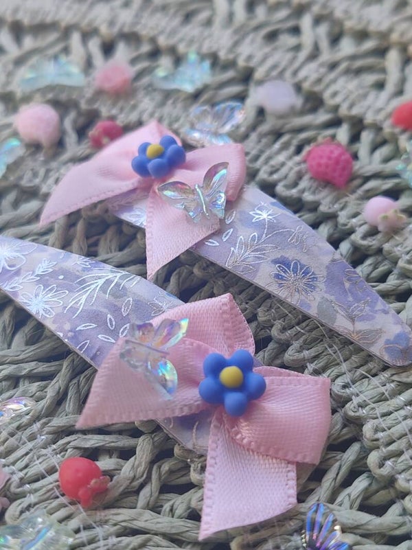 barrettes papillons