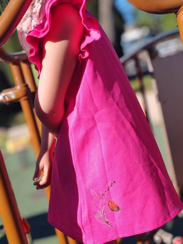 ROBE FUCHSIA