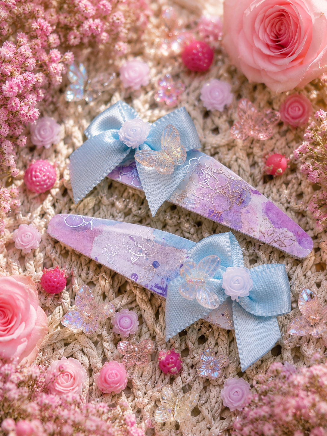barrettes papillons