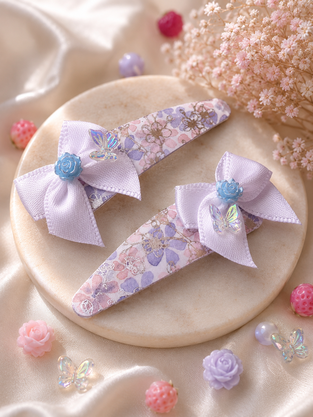 barrettes papillons