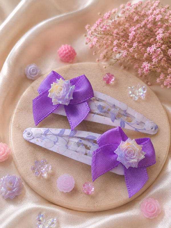 barrettes fleurs