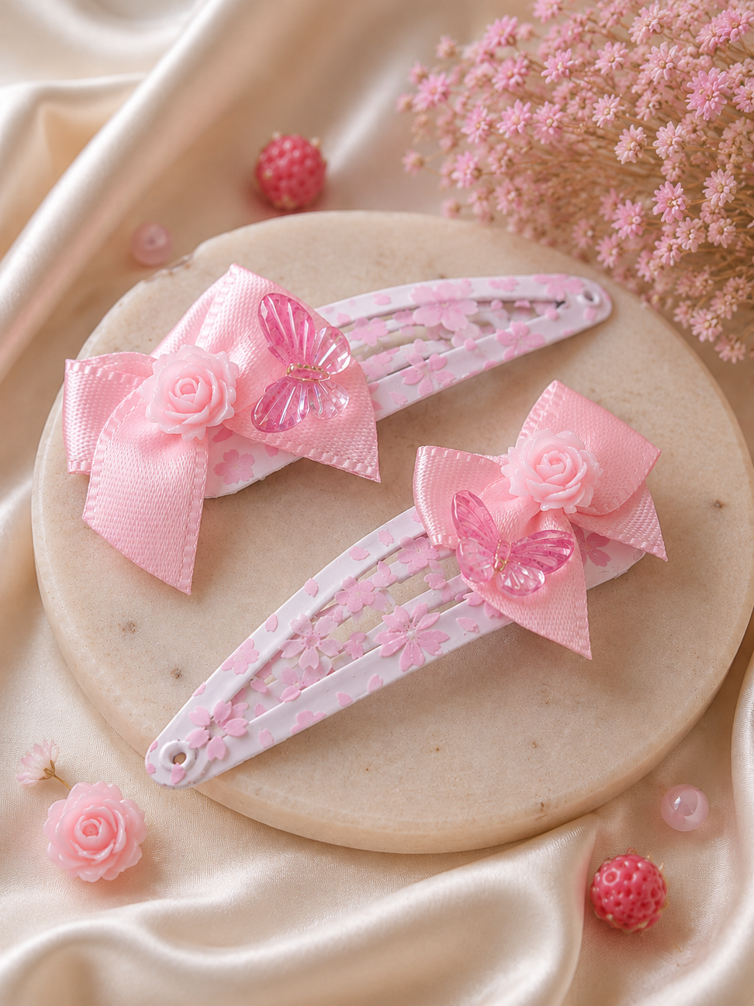 barrettes papillons