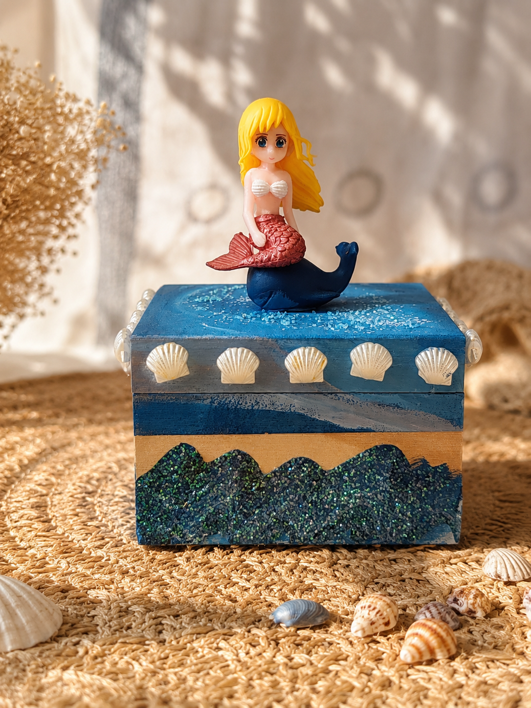 Boîte à bijoux sirène