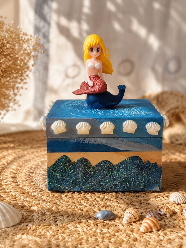 Boîte à bijoux sirène