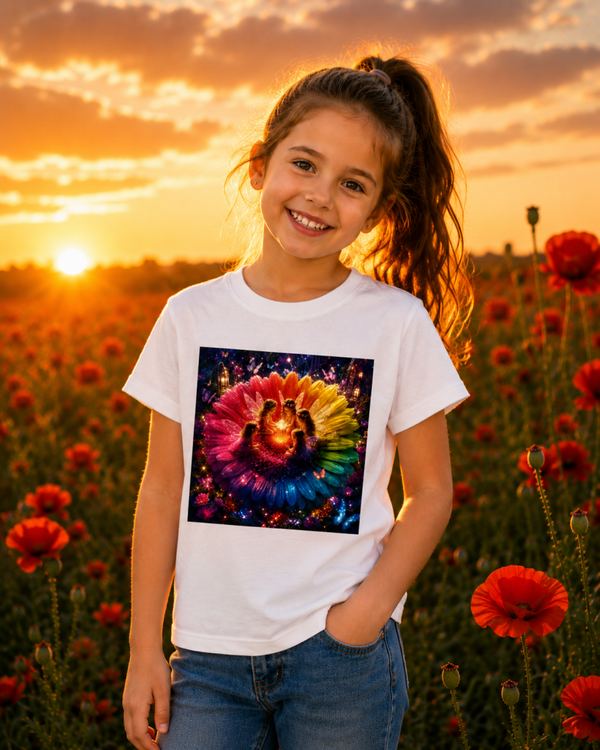 T-shirt fées floral