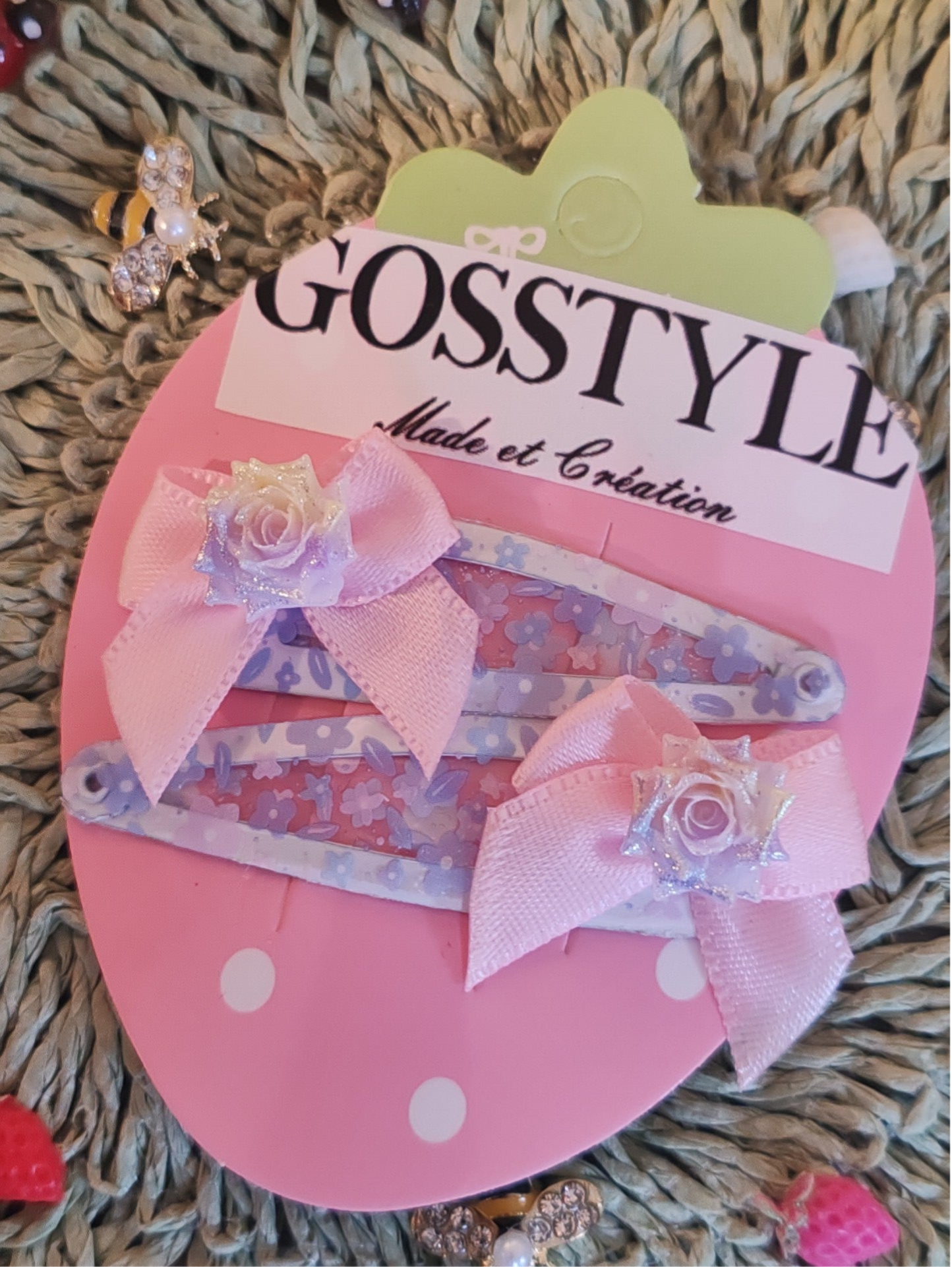 barrettes fleurs