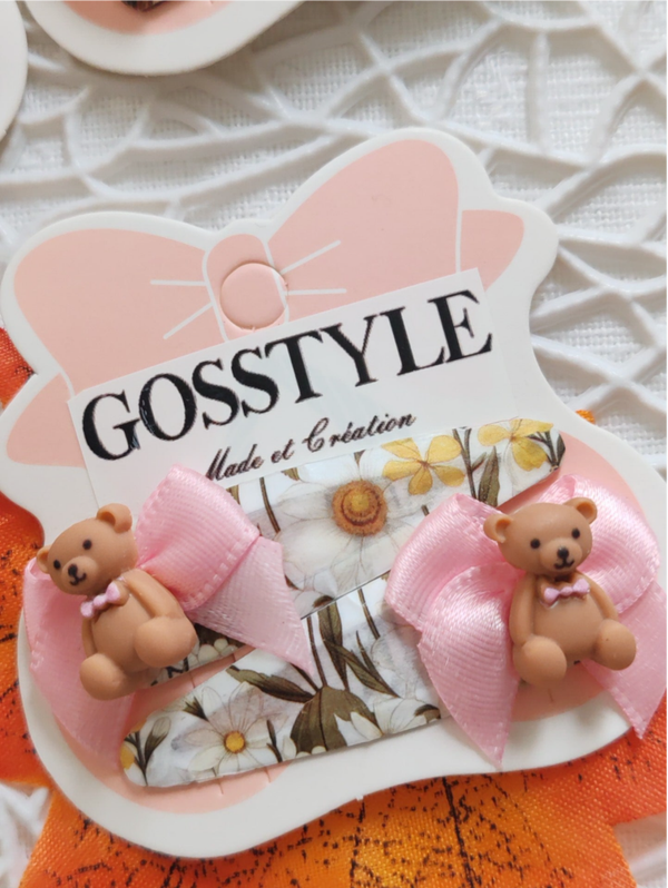 Barrettes ourson