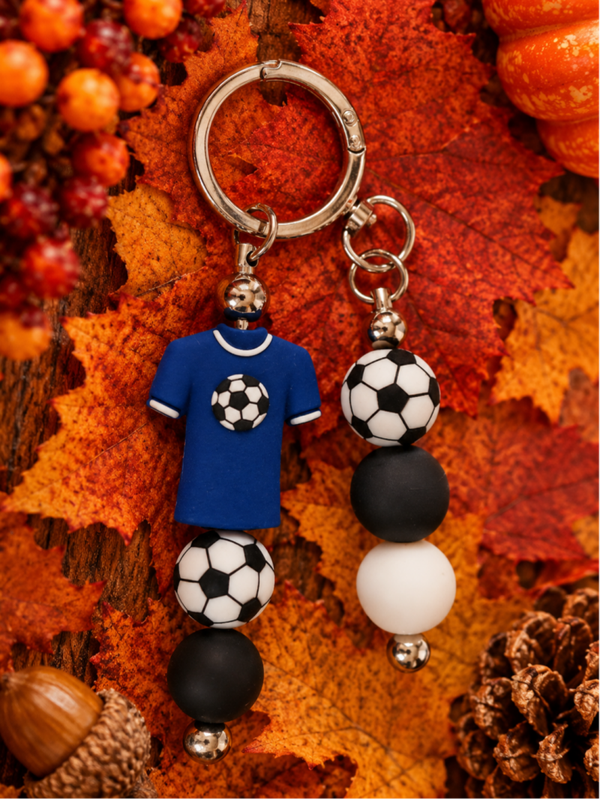 Porte-clés football
