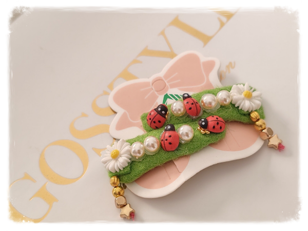 BARRETTES A CHEVEUX COCCINELLE MARGUERITE