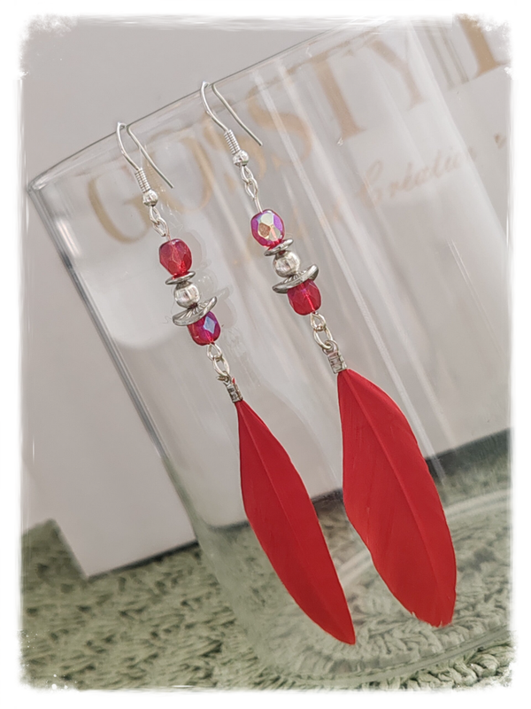 BOUCLE D'OREILLE FEU