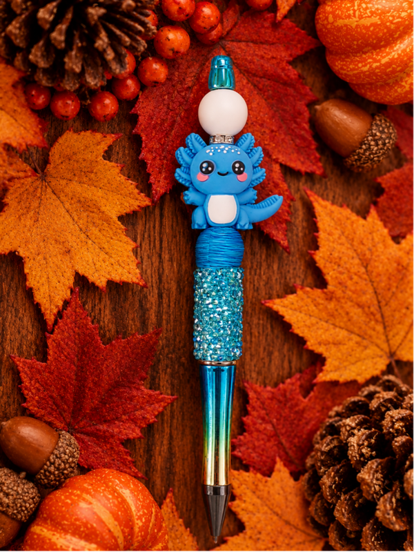 Stylo dragon bleu
