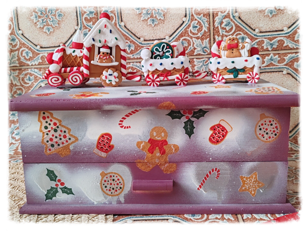 BOITE À BIJOUX LE TRAIN DE NOËL