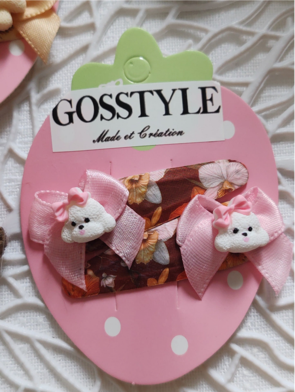 Barrettes chien