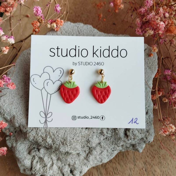 Studio Kiddo aardbei hangers