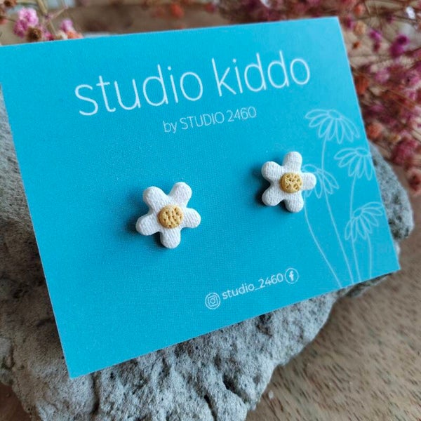 Studio Kiddo bloem medium wit