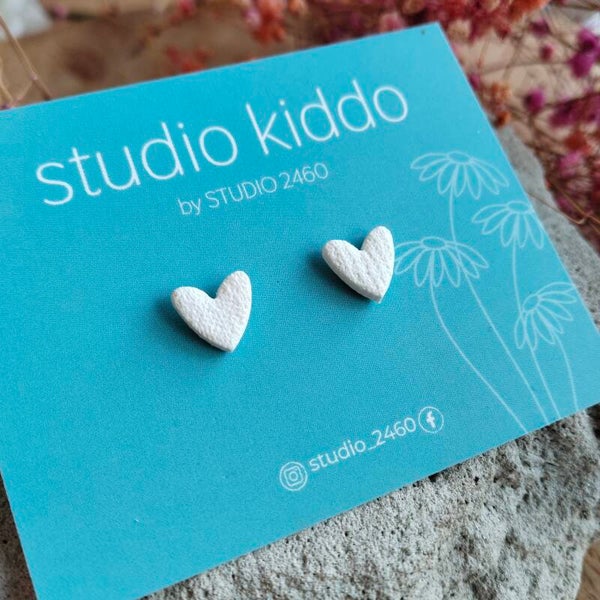 Studio Kiddo hartjes medium wit
