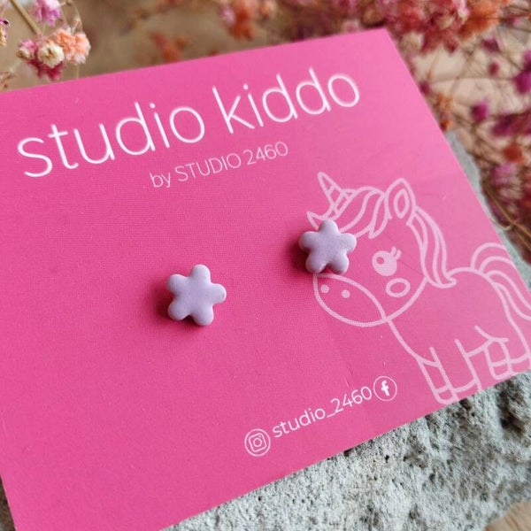 Studio Kiddo minibloem paars
