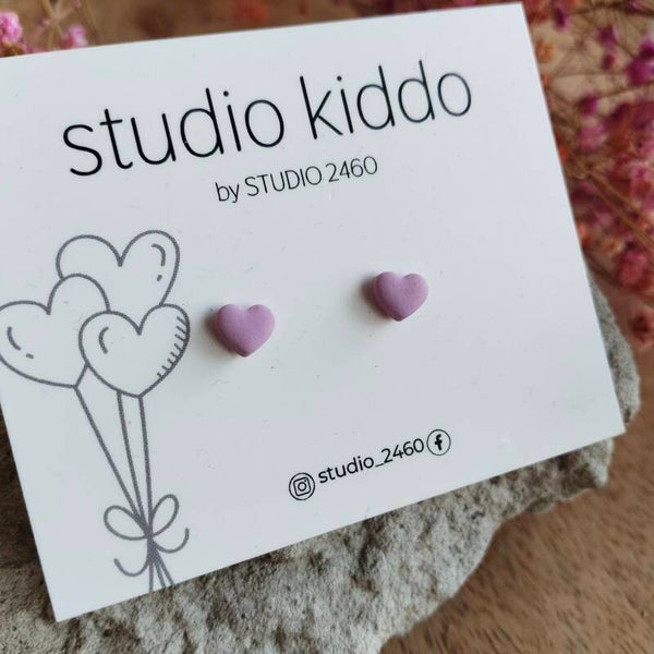 Studio Kiddo minihartjes paars