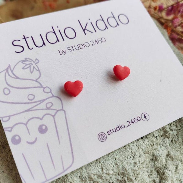 Studio Kiddo minihartjes rood