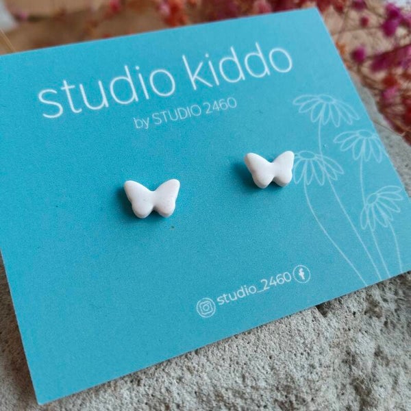 Studio Kiddo mini vlinder wit