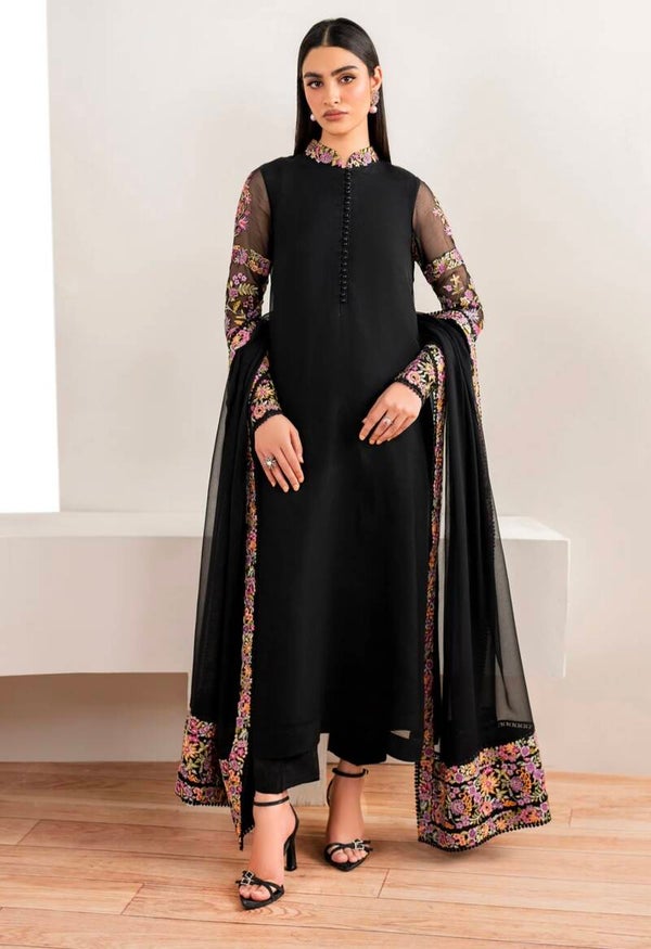 EMBROIDERED CHIFFON PR-979