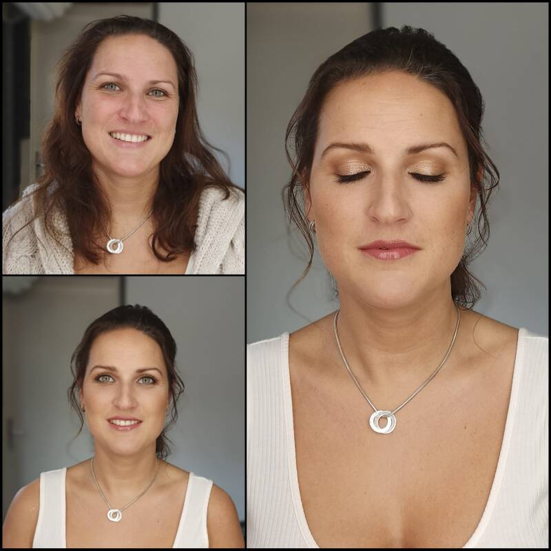 Proefsessie bruidsstyling, proefmakeup, proefkapsel