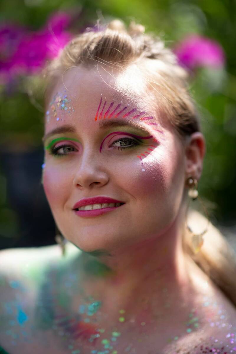 Festival look en Mohawk braid
